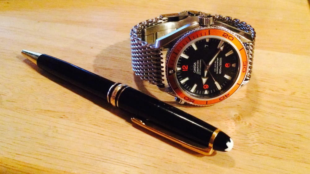 Omega Planet Ocean mesh with Montblanc IMG_6105.jpg