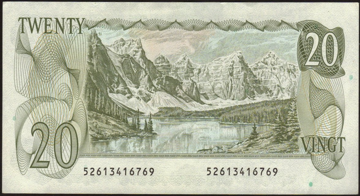 MoraineLake 20 Dollar Note 1979.jpg